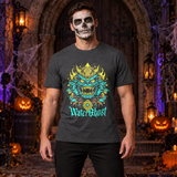 Water Ghost T-Shirt – Skull & Reaper Gothic Graphic Graphic Tee - Color: dark heather