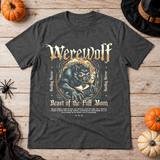 Werewolf T-Shirt – Zombie & Monster Horror Graphic Graphic Tee - Color: dark heather