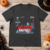 Wicked Silence T-Shirt – Skull & Reaper Gothic Graphic Graphic Tee - Color: charcoal