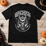 Wicked Skull! T-Shirt – Skull & Reaper Gothic Graphic Graphic Tee - Color: black