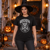 Wicked Skull! T-Shirt – Skull & Reaper Gothic Graphic Graphic Tee - Color: black