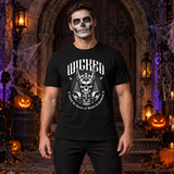 Wicked Skull! T-Shirt – Skull & Reaper Gothic Graphic Graphic Tee - Color: black