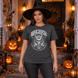 Wicked Skull! T-Shirt – Skull & Reaper Gothic Graphic Graphic Tee - Color: dark heather