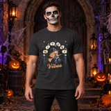 Witchy Vibes T-Shirt – Dark Gothic Halloween Graphic Graphic Tee - Color: charcoal