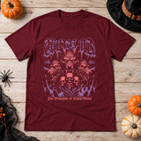 Wound T-Shirt – Dark Editorial Graphic Design Graphic Tee - Color: maroon