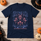 Wound T-Shirt – Dark Editorial Graphic Design Graphic Tee - Color: navy