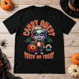 Zombie candy quest T-Shirt – Zombie & Monster Horror Graphic Graphic Tee - Color: black