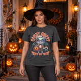 Zombie candy quest T-Shirt – Zombie & Monster Horror Graphic Graphic Tee - Color: dark heather