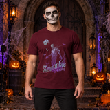Zooombie is coming - Halloween theme T-Shirt – Halloween Streetwear Graphic Graphic Tee - Color: maroon